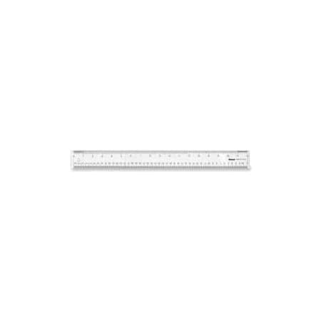 Acme United Westcott  See Through Acrylic Ruler, 18" Long, Clear 10564